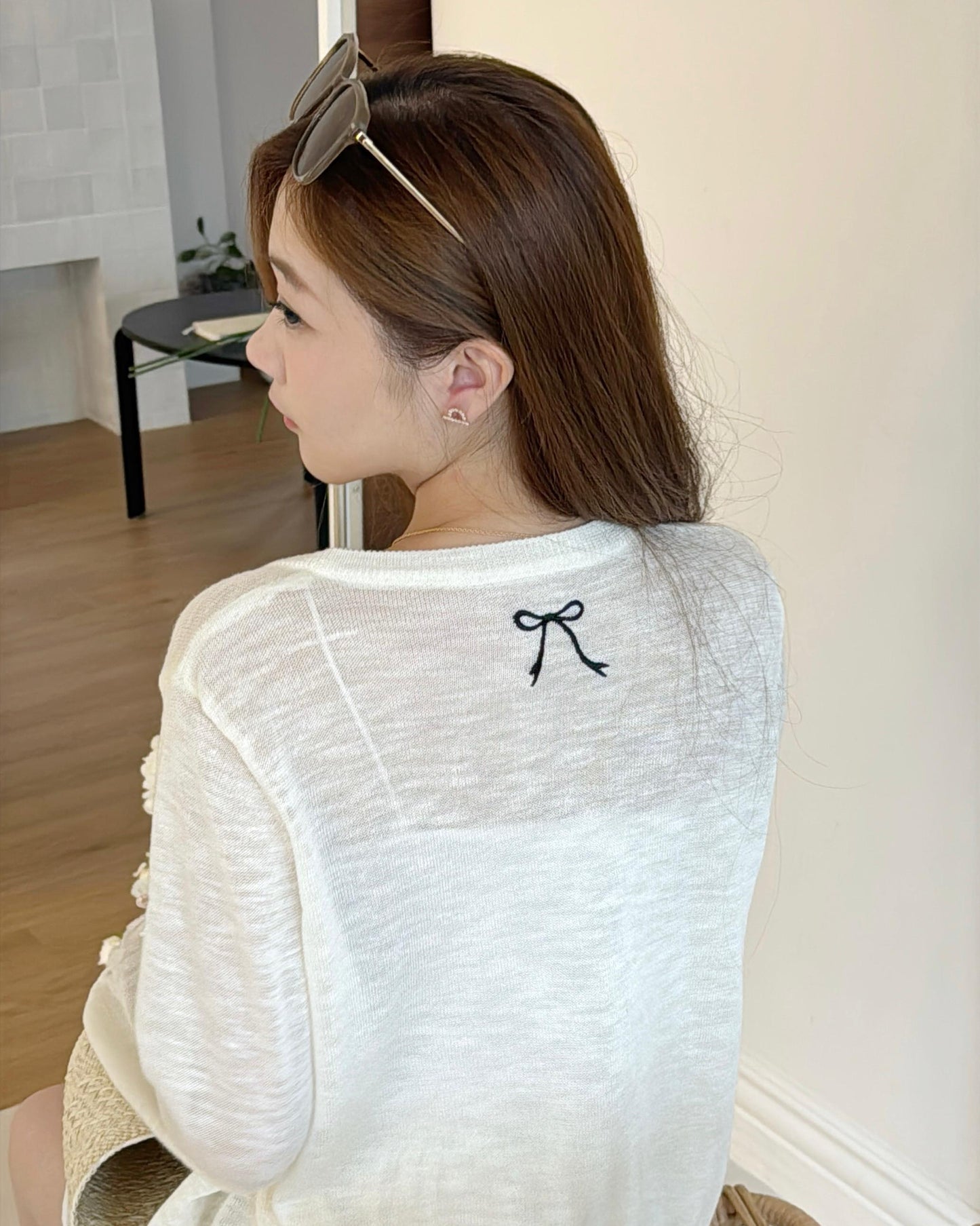 RIBBON刺繡針織外套