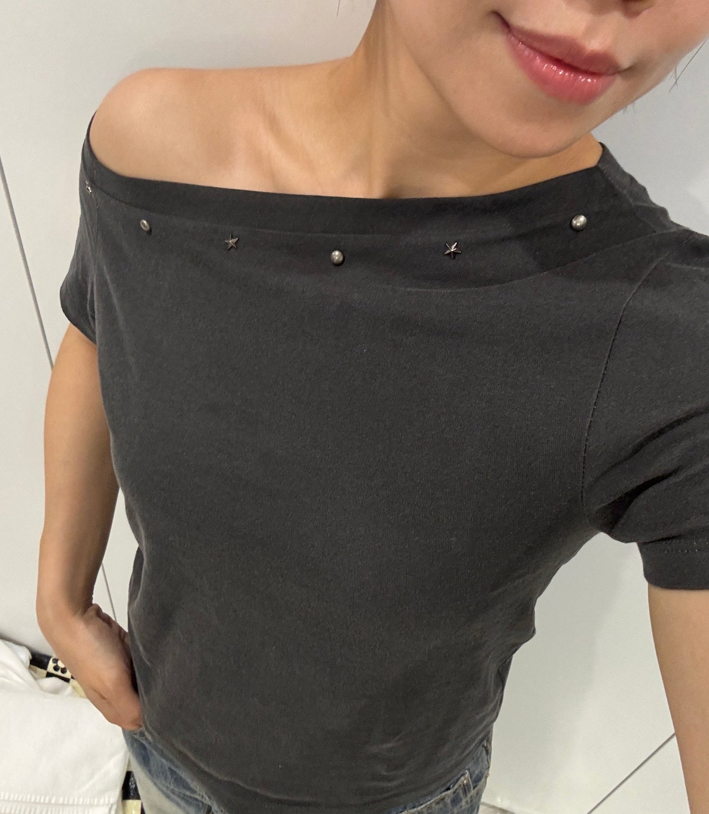 STUD ARMY 單肩上衣