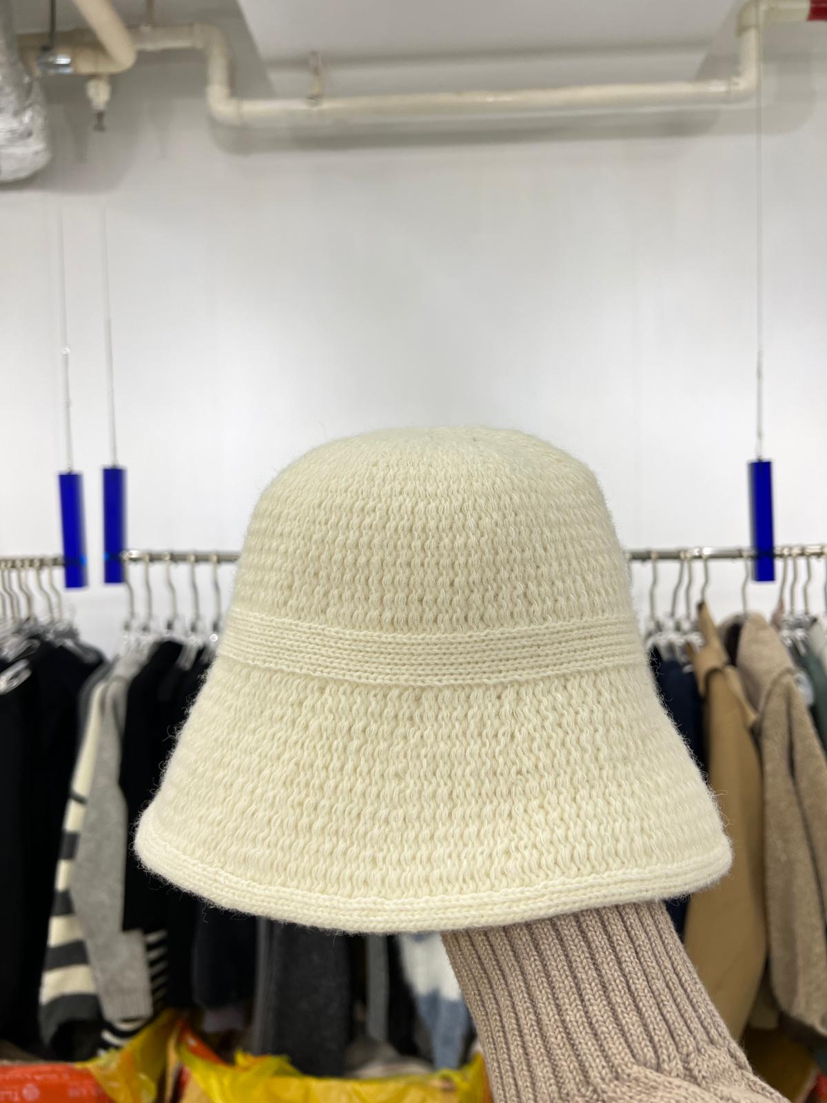 毛毛針織漁夫帽