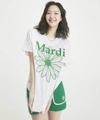 Mardi Mercredi Flowermardi Gradation T Shirt