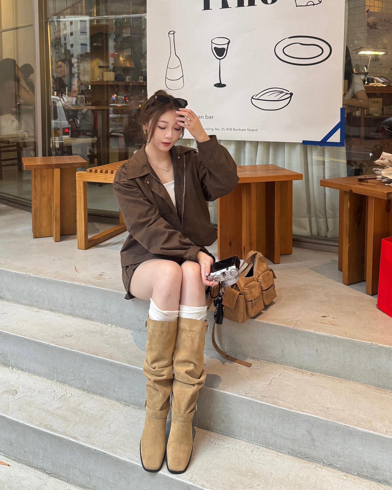 BUCKLE WRINKLE BOOTS