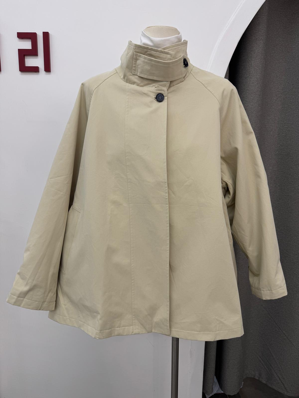 TRENCH短版斗篷外套