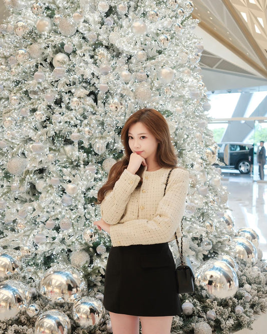 GROOVY暗紋TWEED外套