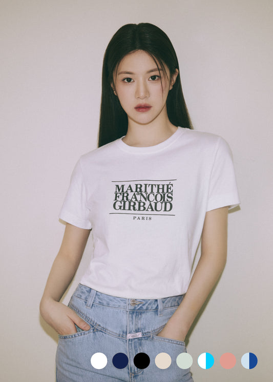 MARITHE W Classic Logo Tee