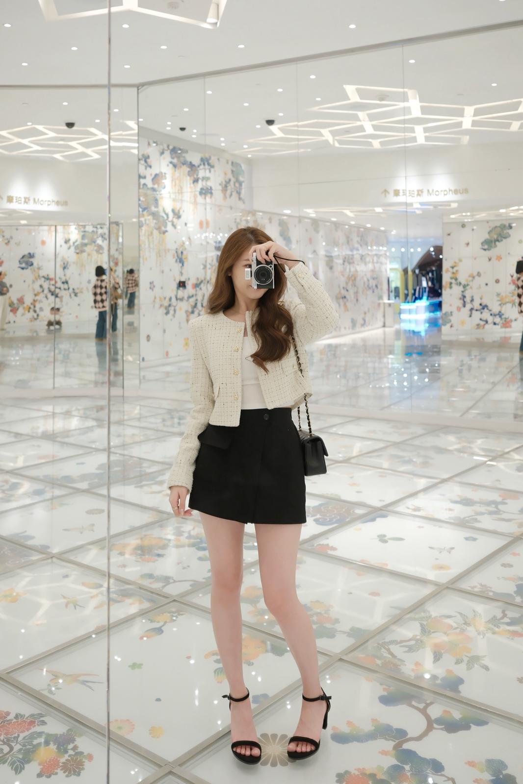 GROOVY暗紋TWEED外套