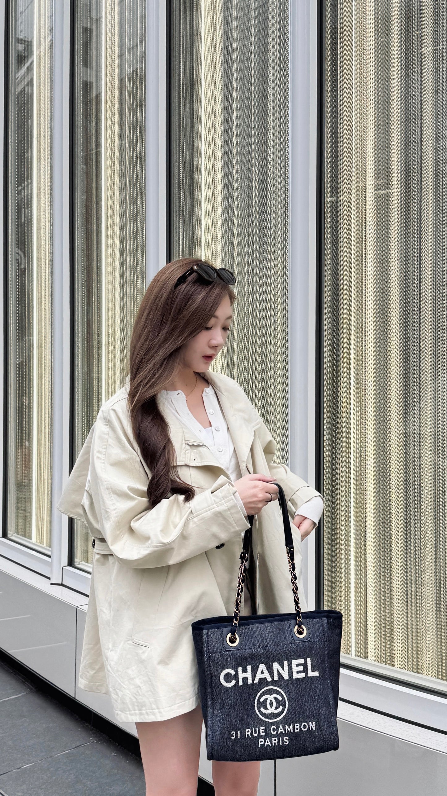 TRENCH短版斗篷外套