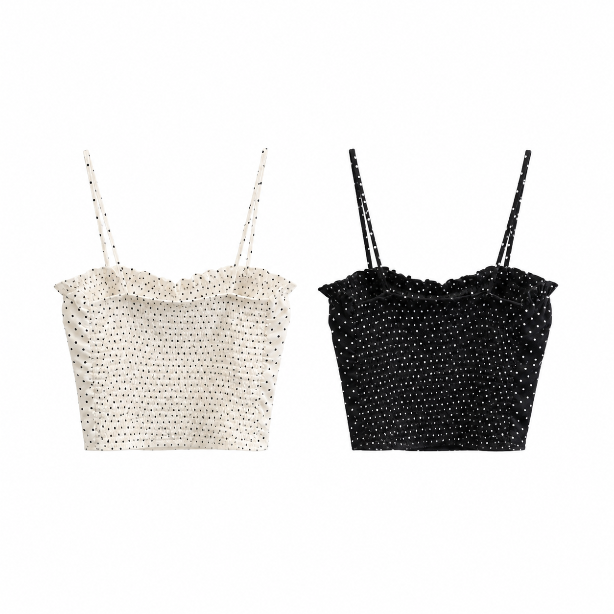 波點涼感縐褶BRATOP