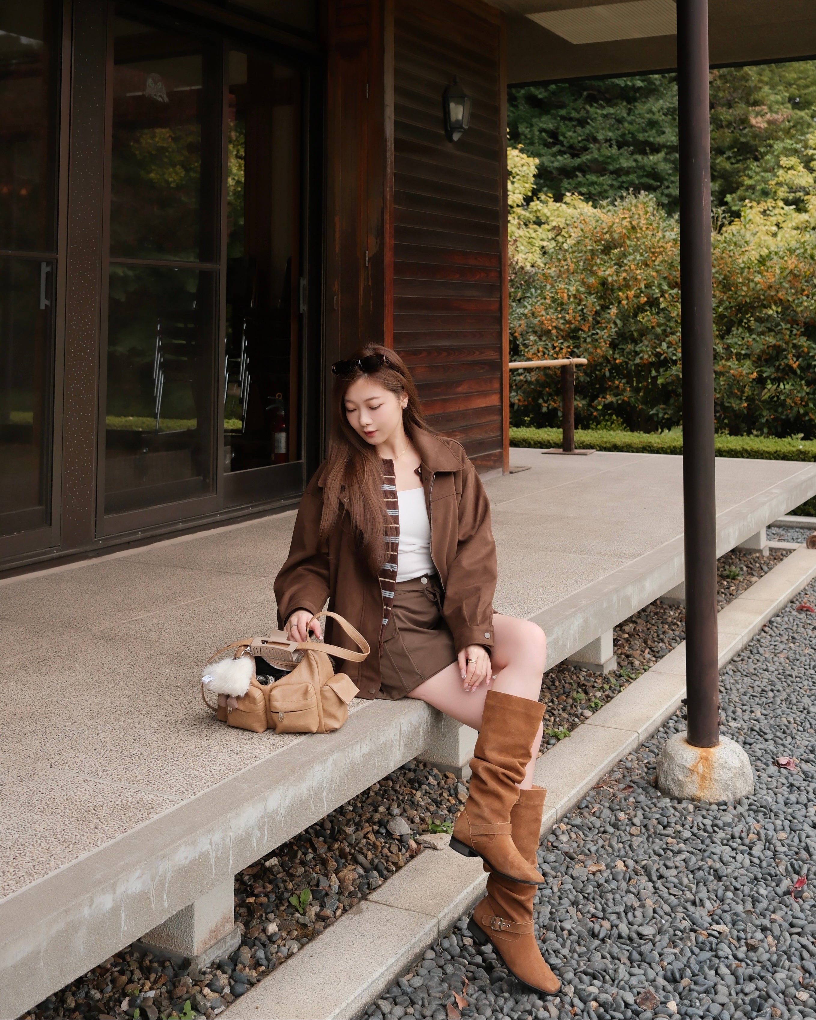 SUEDE OVERSIZE皮褸