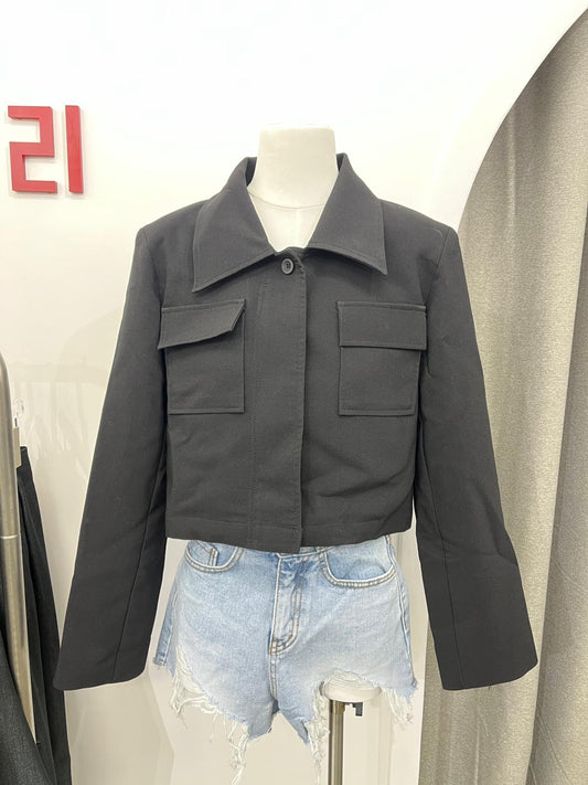 BOX CUT CROP JACKET