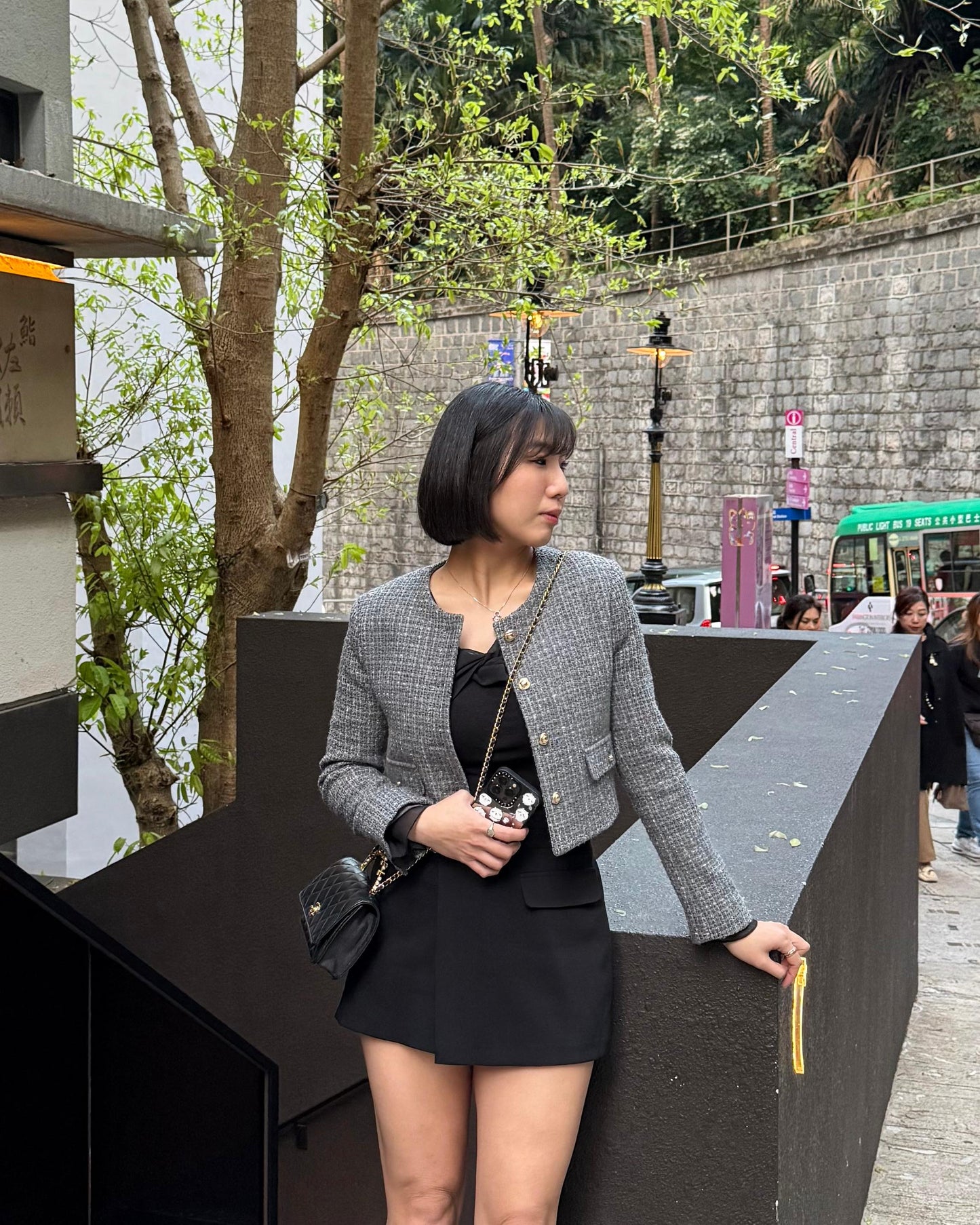 GROOVY暗紋TWEED外套