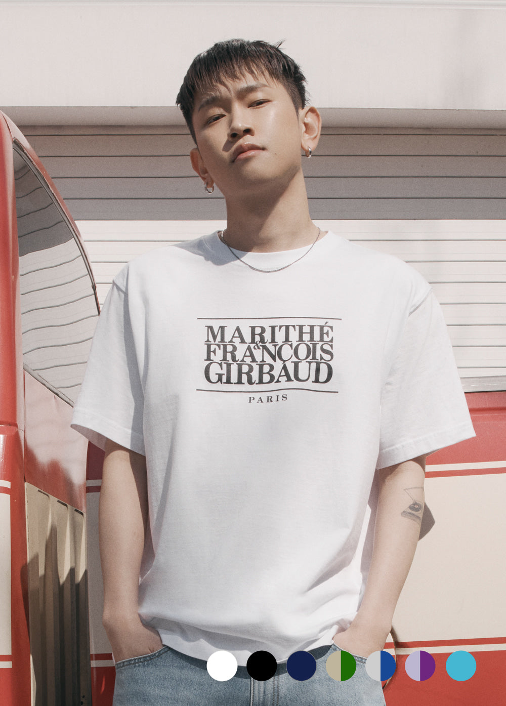 MARITHE Classic Logo Tee