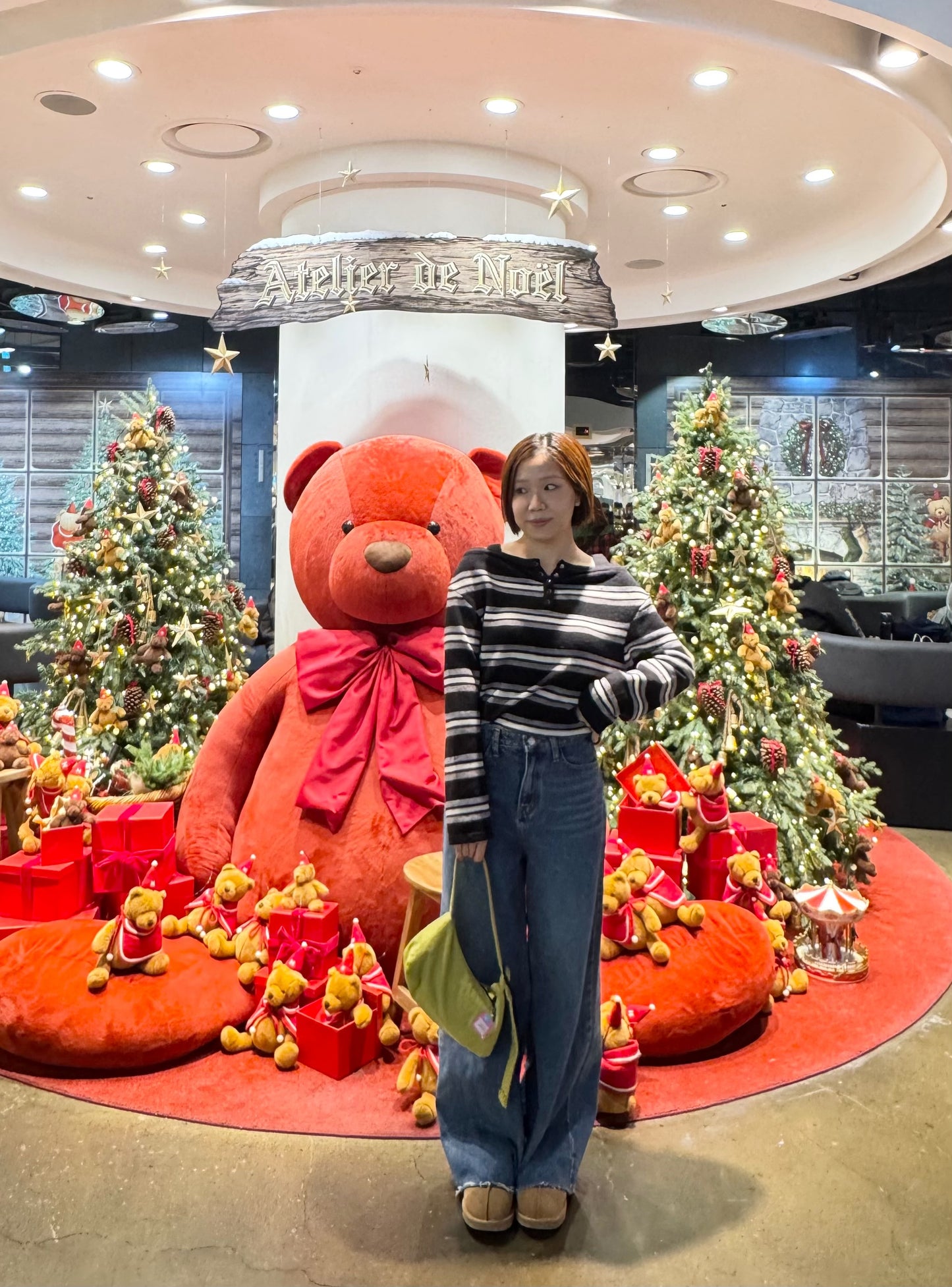 橫間吊帶露肩長袖上衣