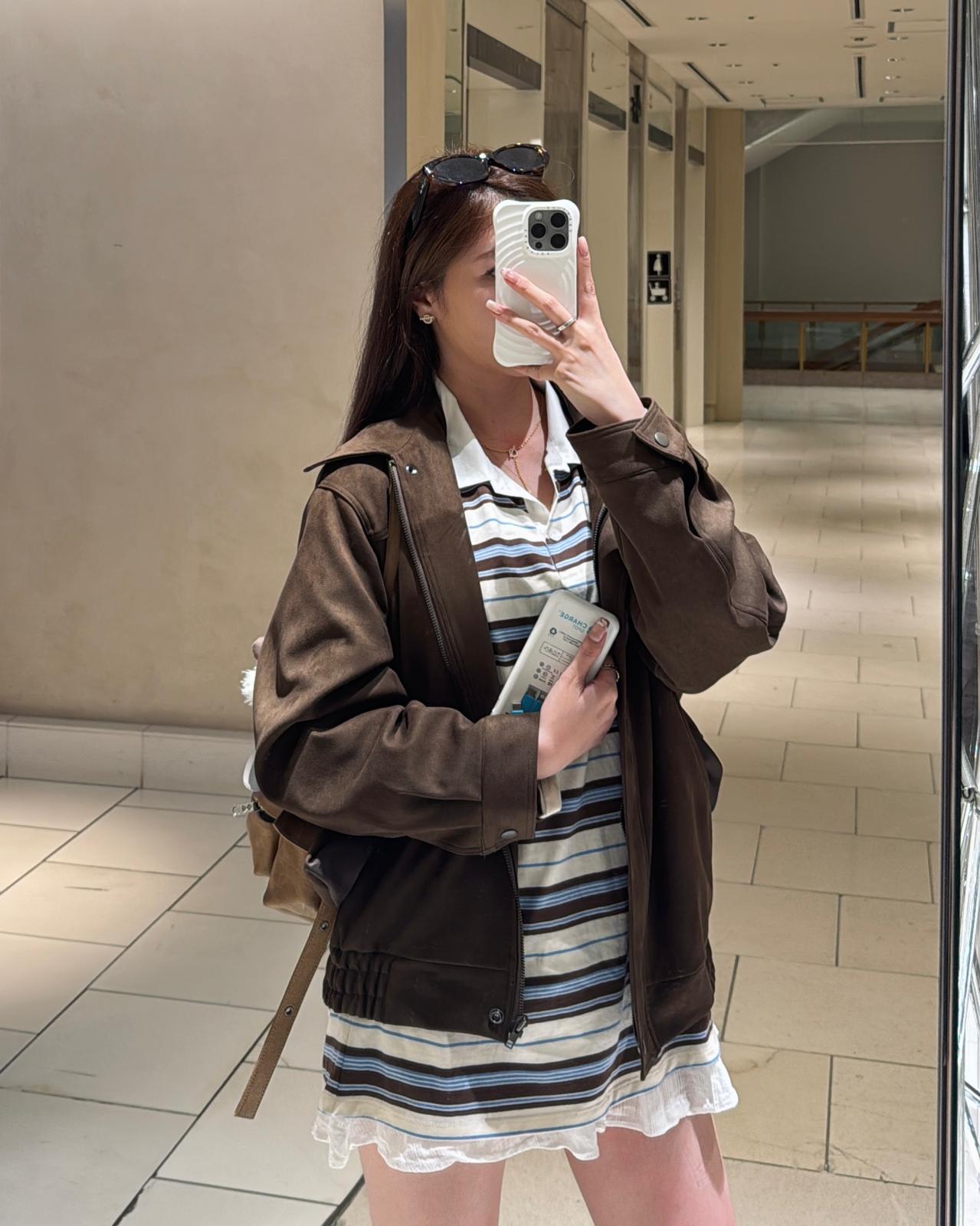 SUEDE OVERSIZE皮褸