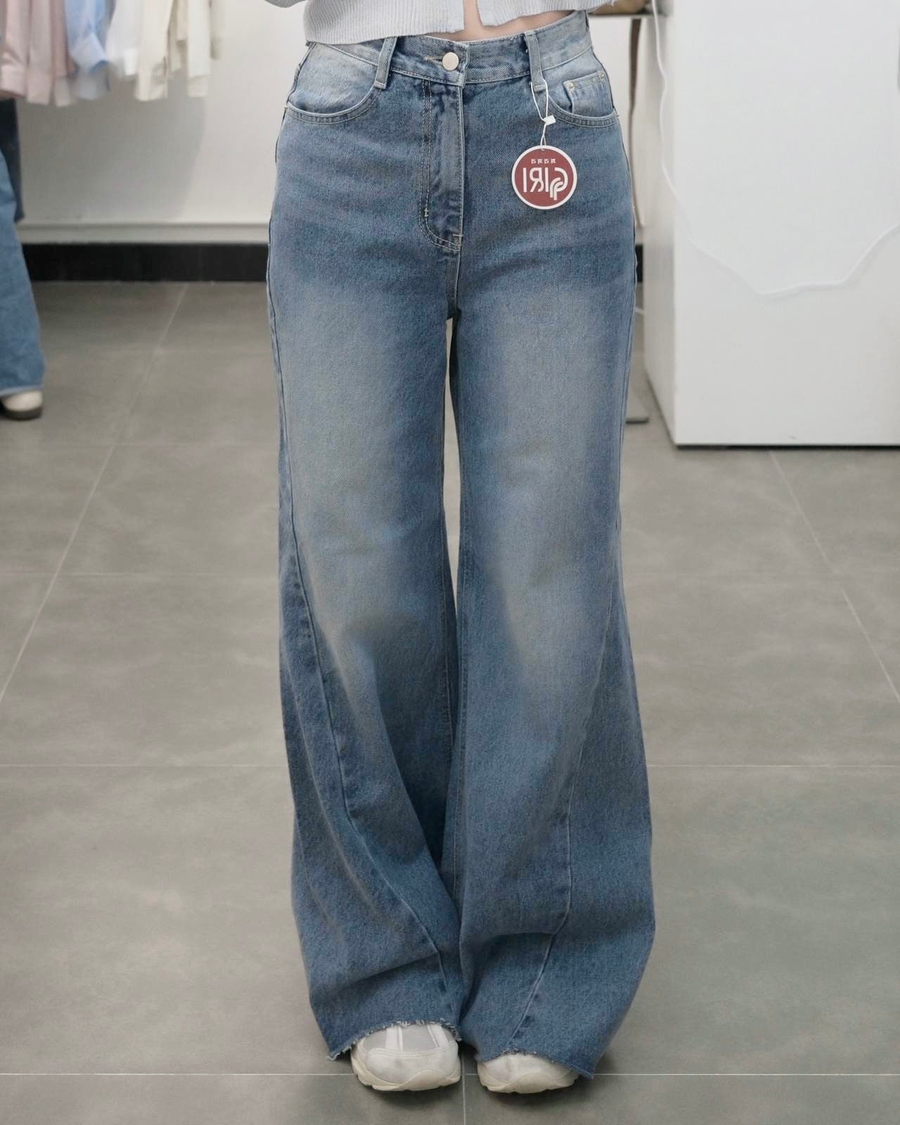 洗水車線爛腳牛仔褲