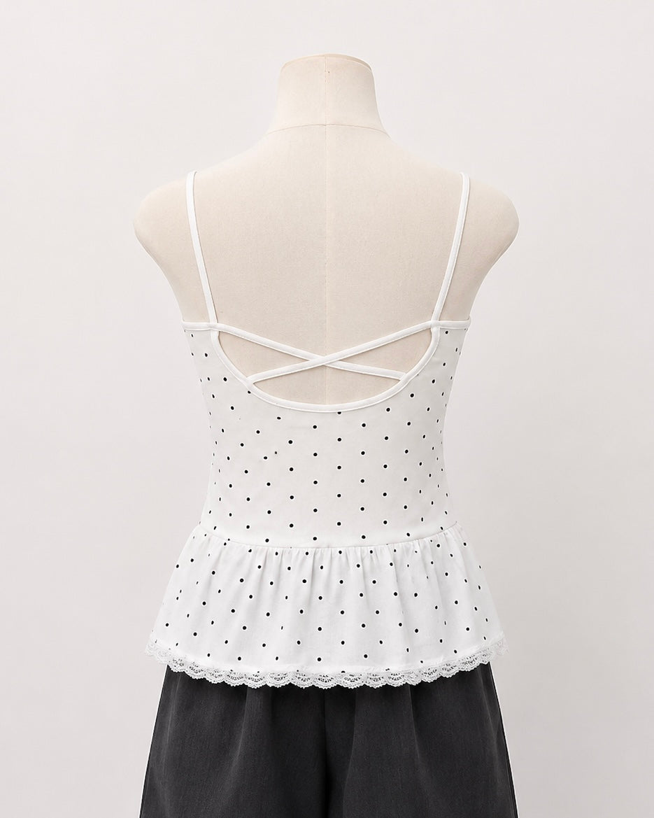 DOT FRILL 吊帶BRATOP