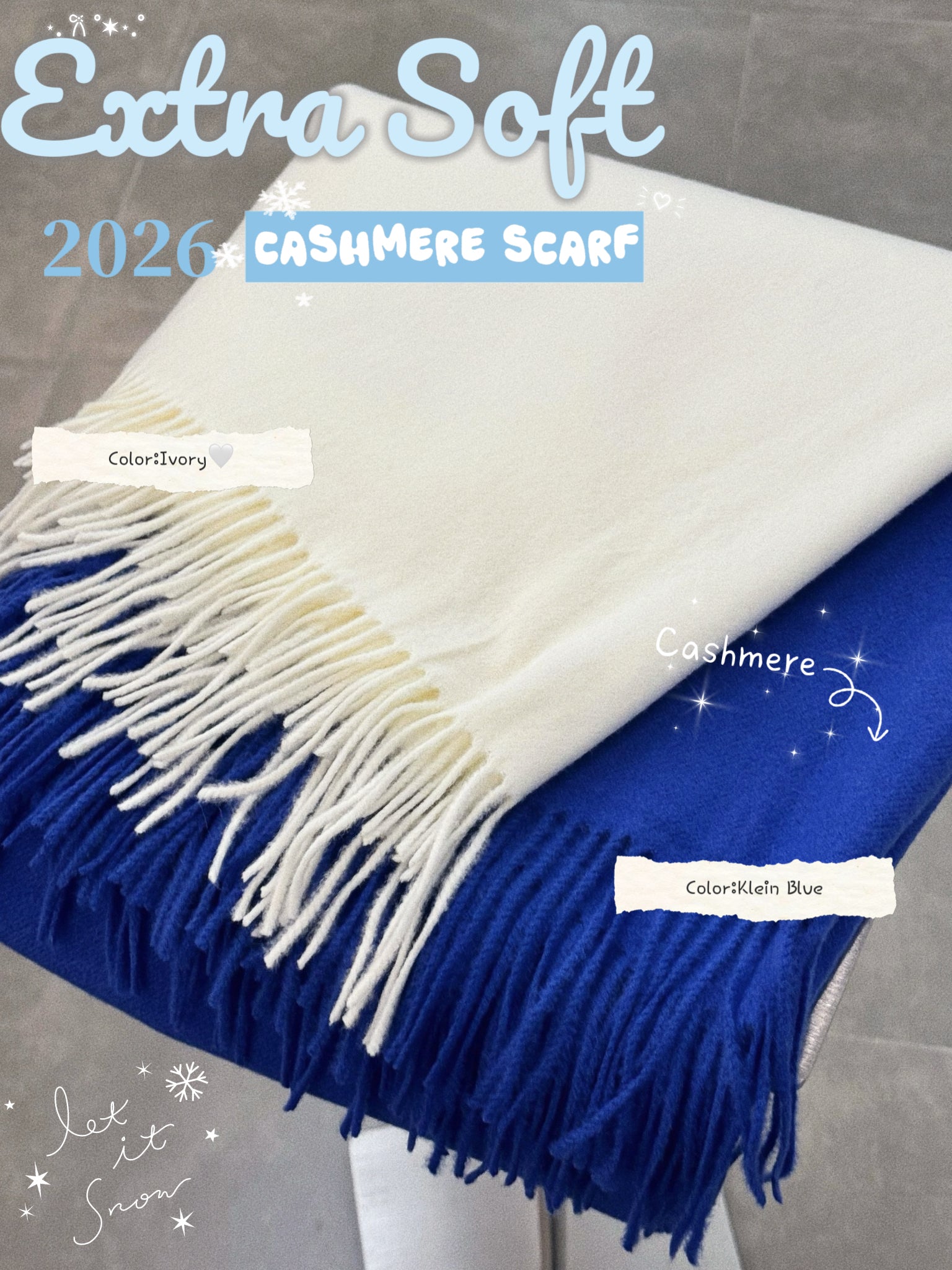 EXTRA SOFT CASHMERE SCARF
