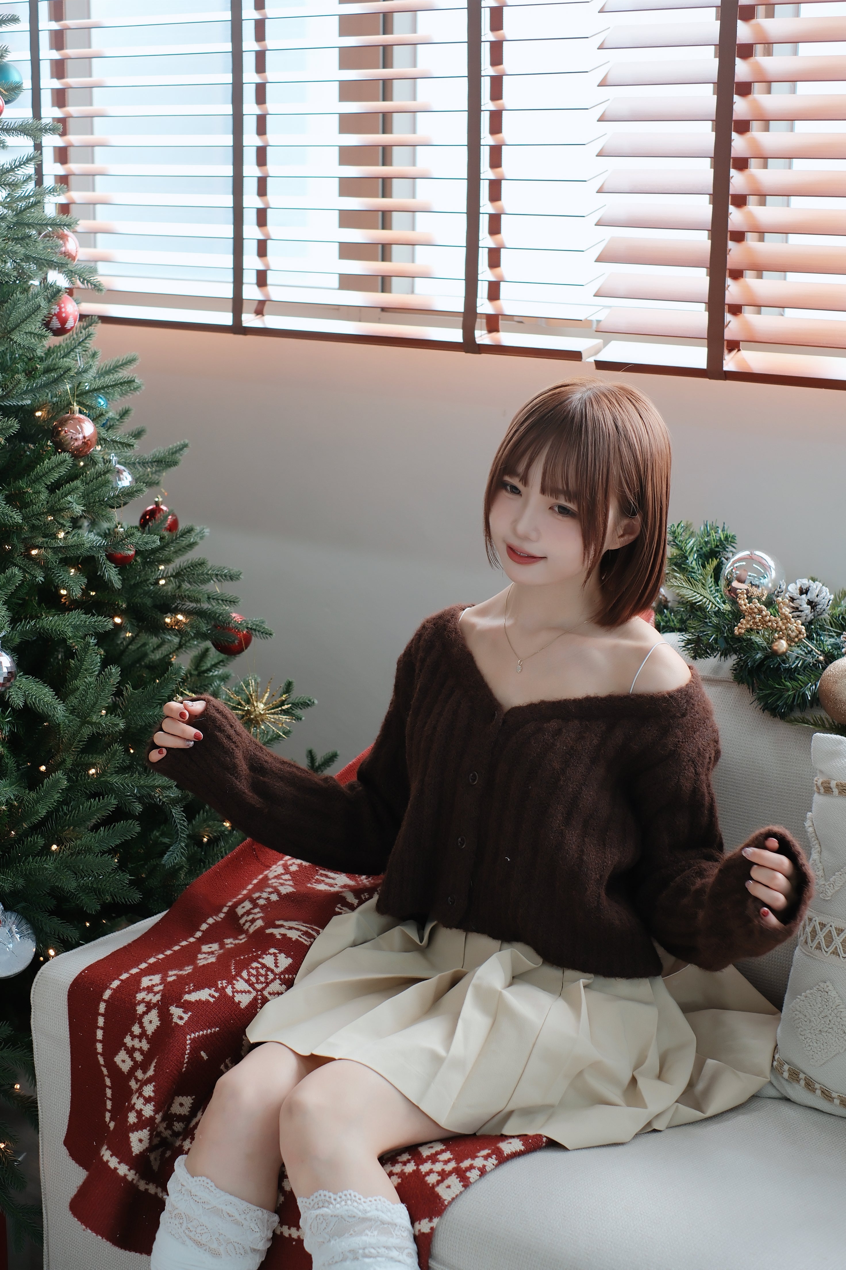 20%WOOL短版開胸上衣