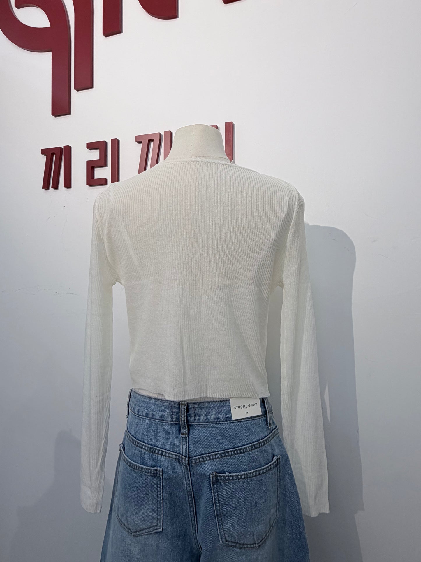 LIGHT LINEN短版針織外套