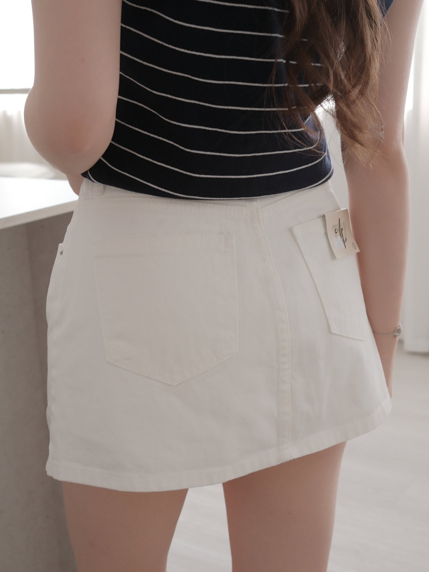 IVORY 牛仔短裙褲