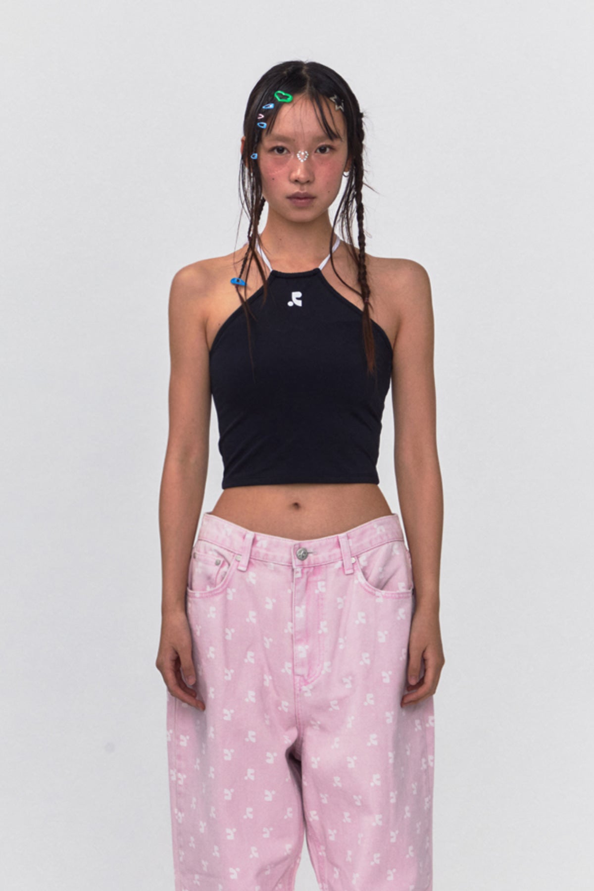 RR HALTER NECK CROP TOP