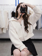 SOFT FAUX FUR ZIP-UP JACKET