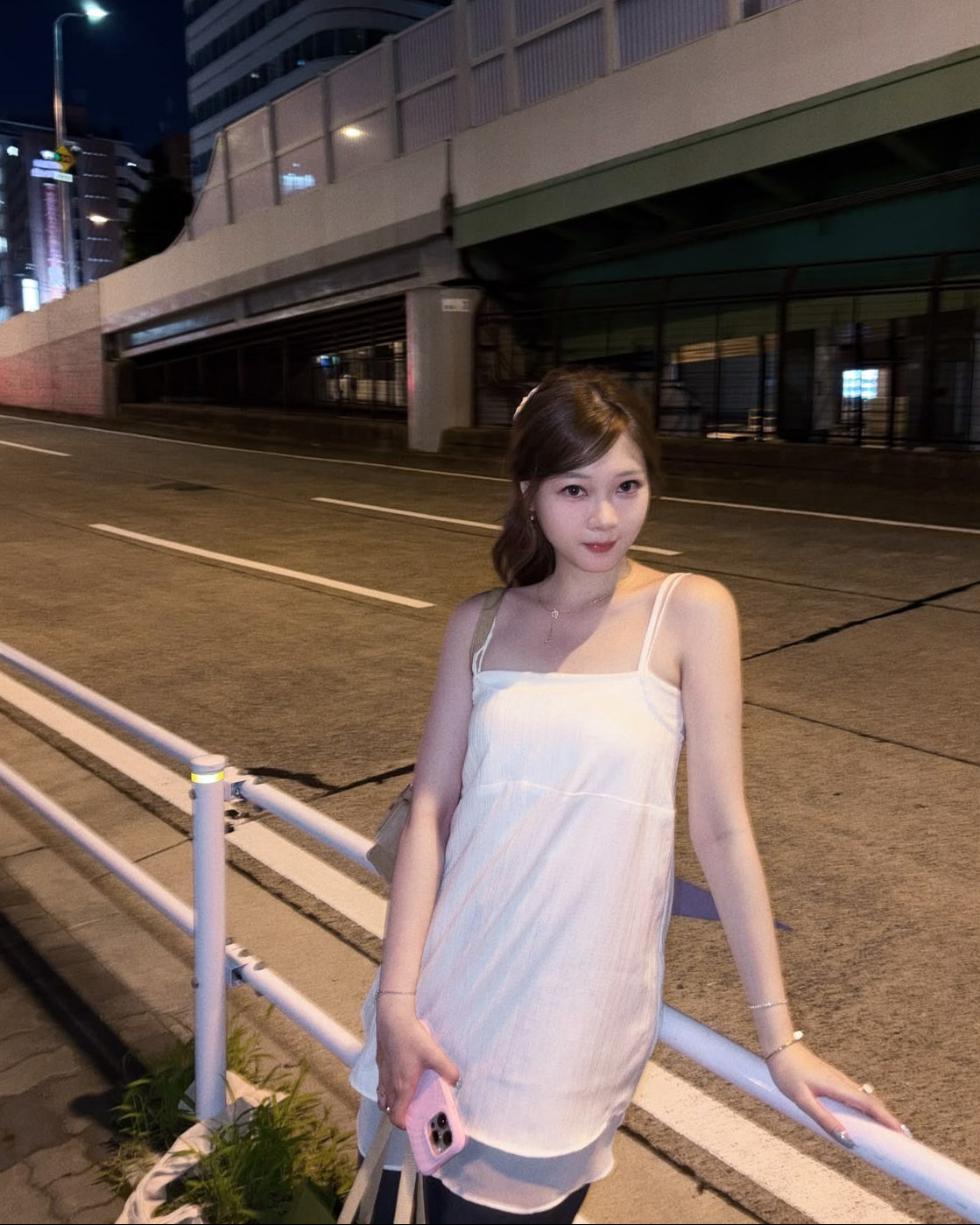 CHIFFON LAYER 吊帶連身裙