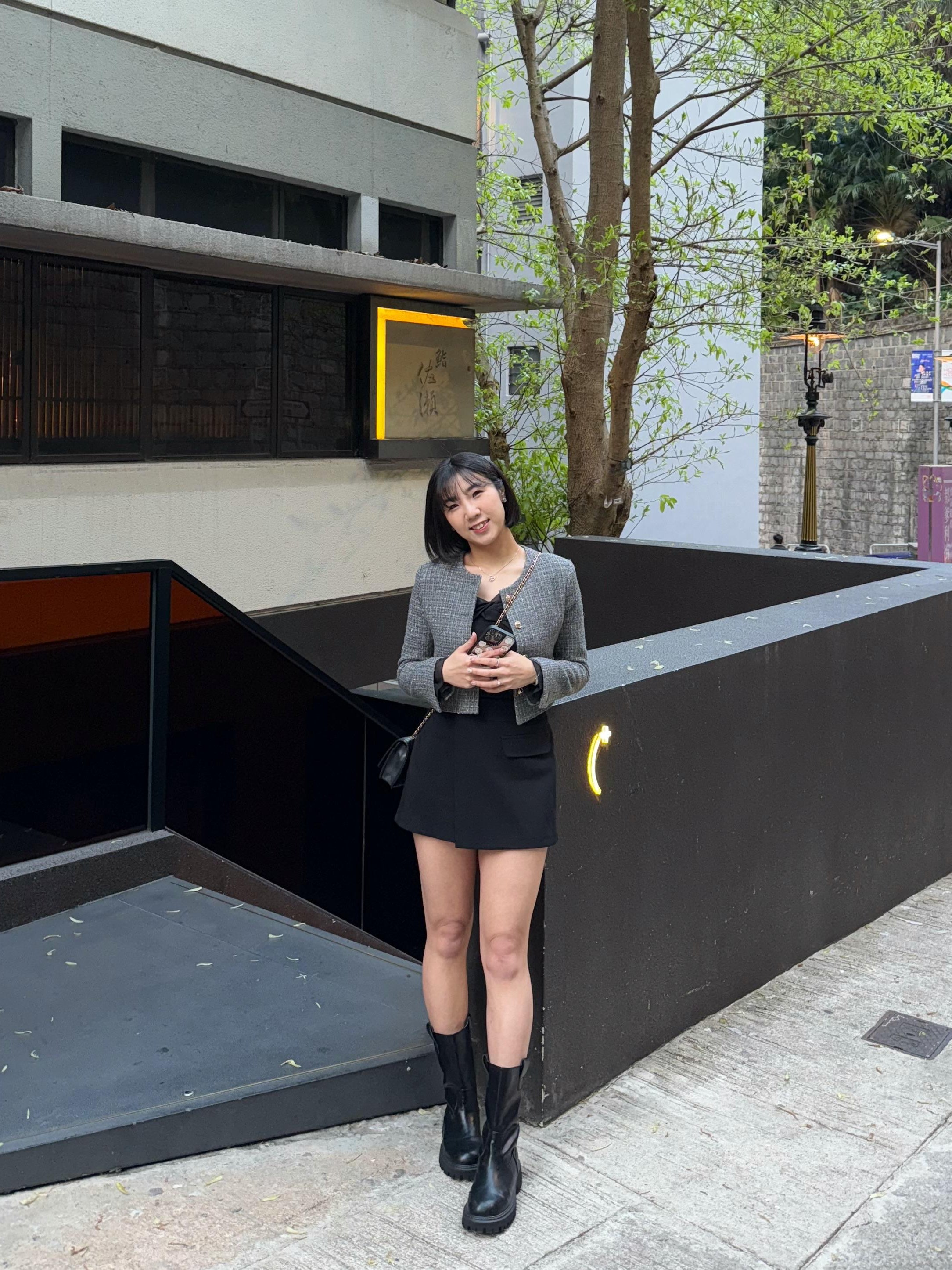 GROOVY暗紋TWEED外套