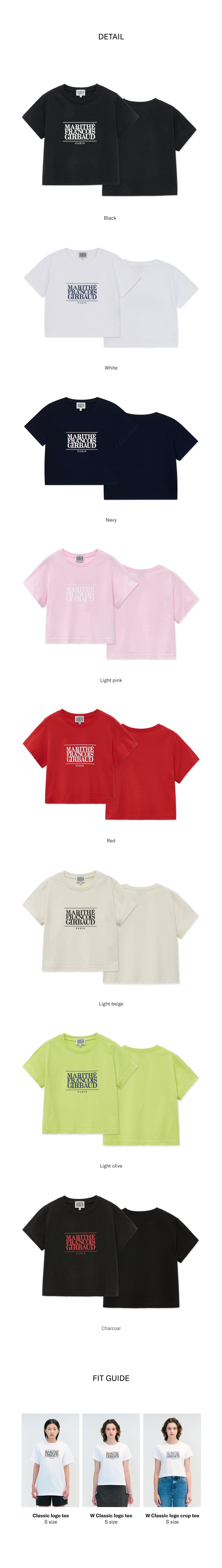 MARITHE W Classic Logo Crop Tee