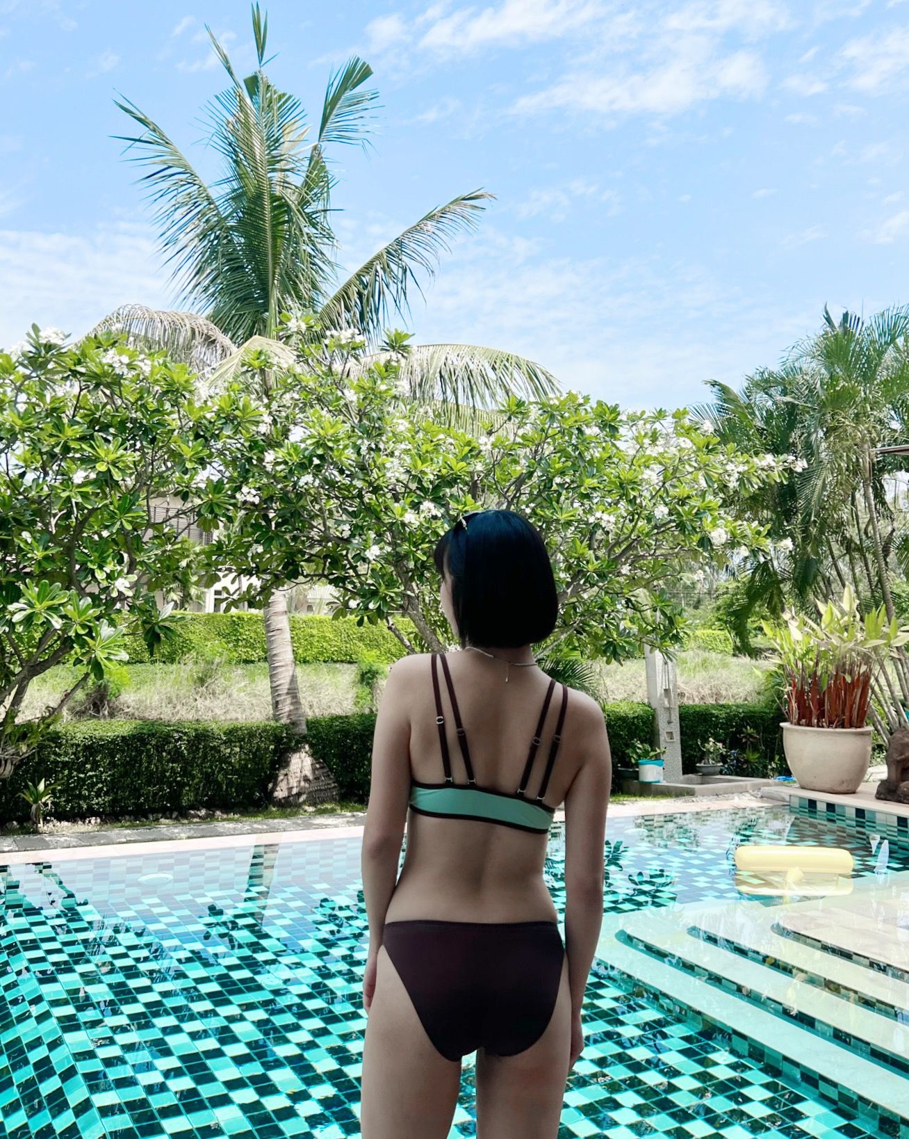 MINT COLOR BLOCK BIKINI