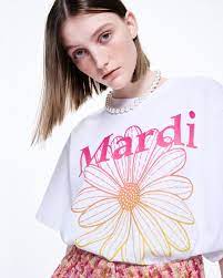 Mardi Mercredi Flowermardi Gradation T Shirt