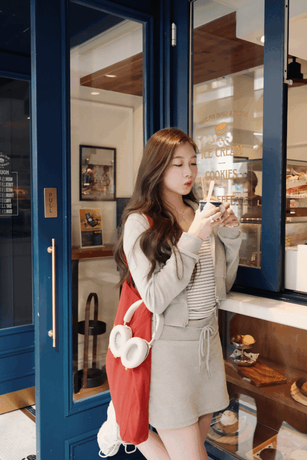 COZY短版連帽外套