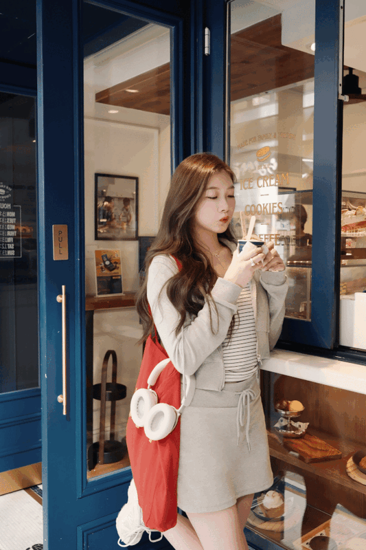 COZY短版連帽外套