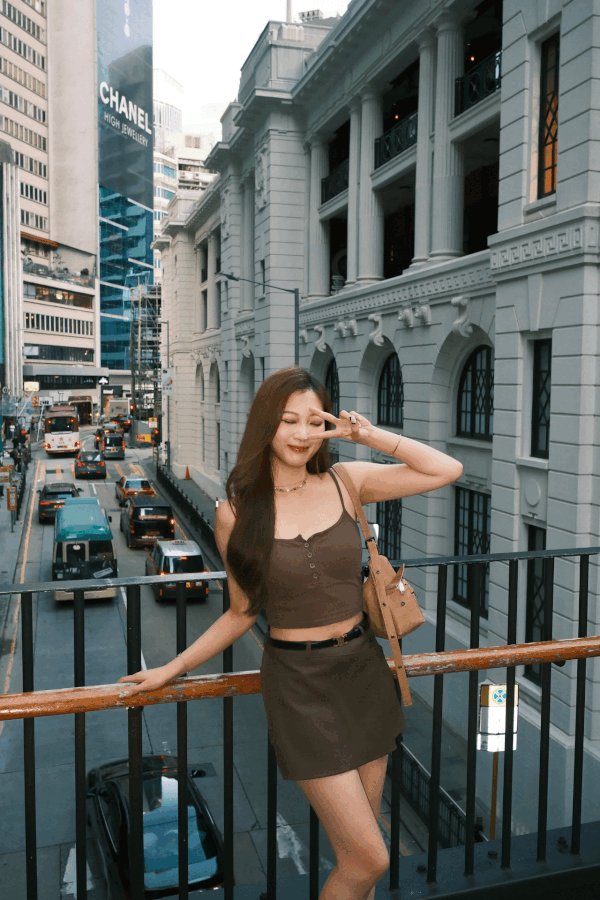 LAYER剪裁短裙褲