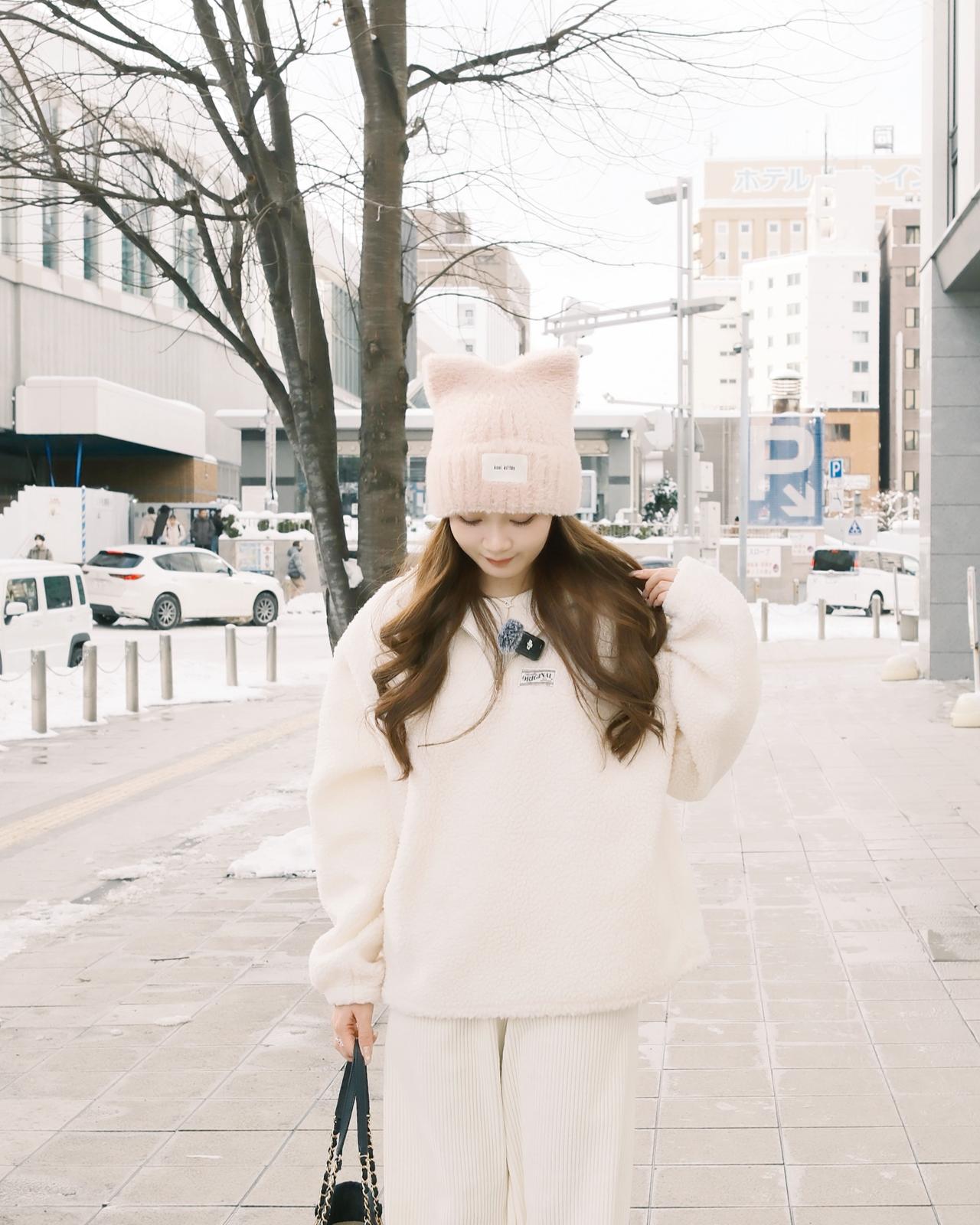 小綿羊拉鍊翻領衛衣