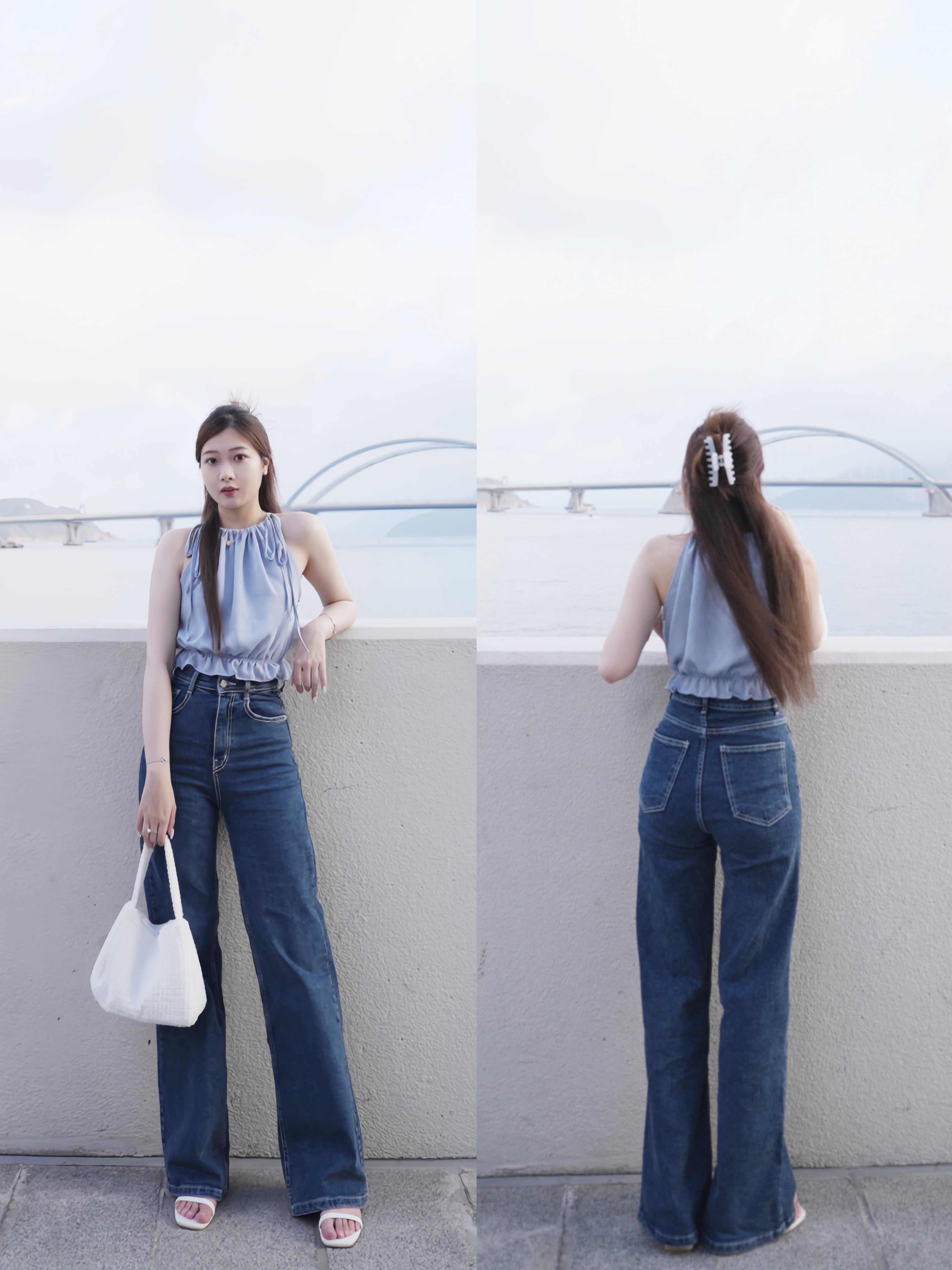 DARK BLUE VINTAGE JEANS