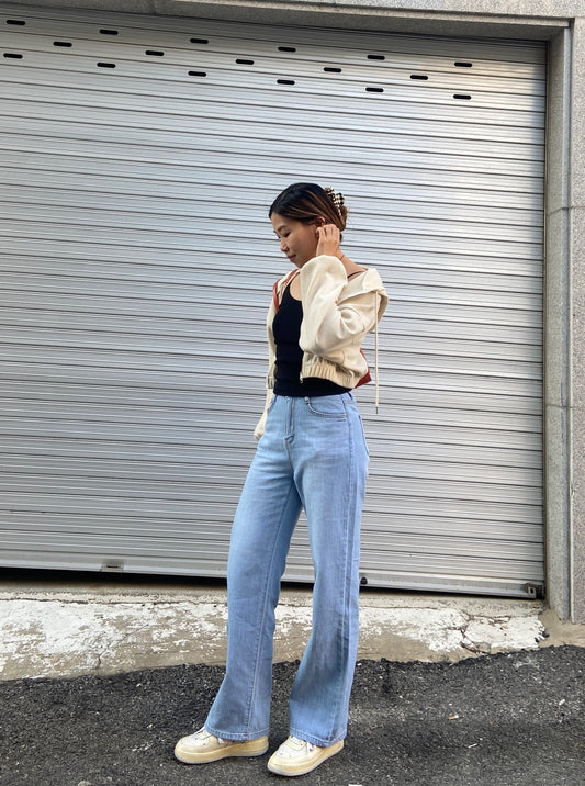 SUMMER LIGHT DENIM PANTS