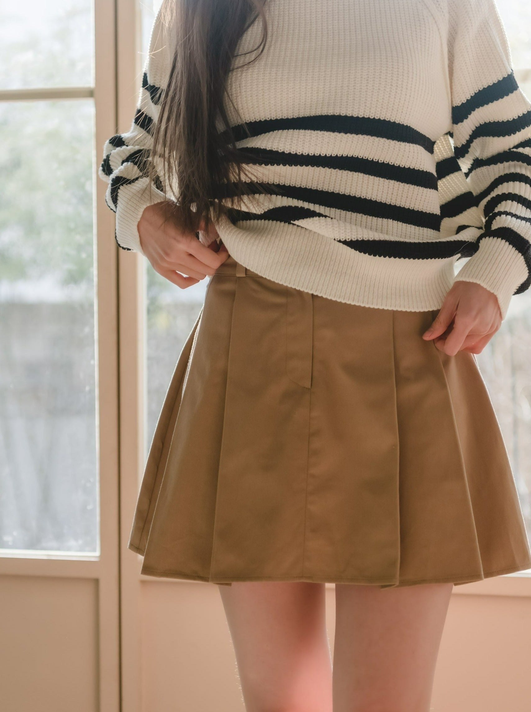 MINI PLEATS SKIRT