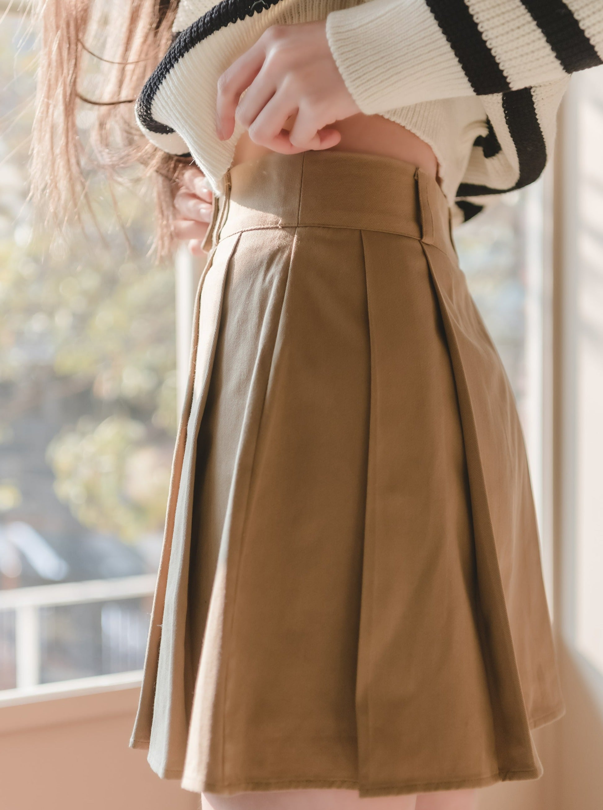 MINI PLEATS SKIRT